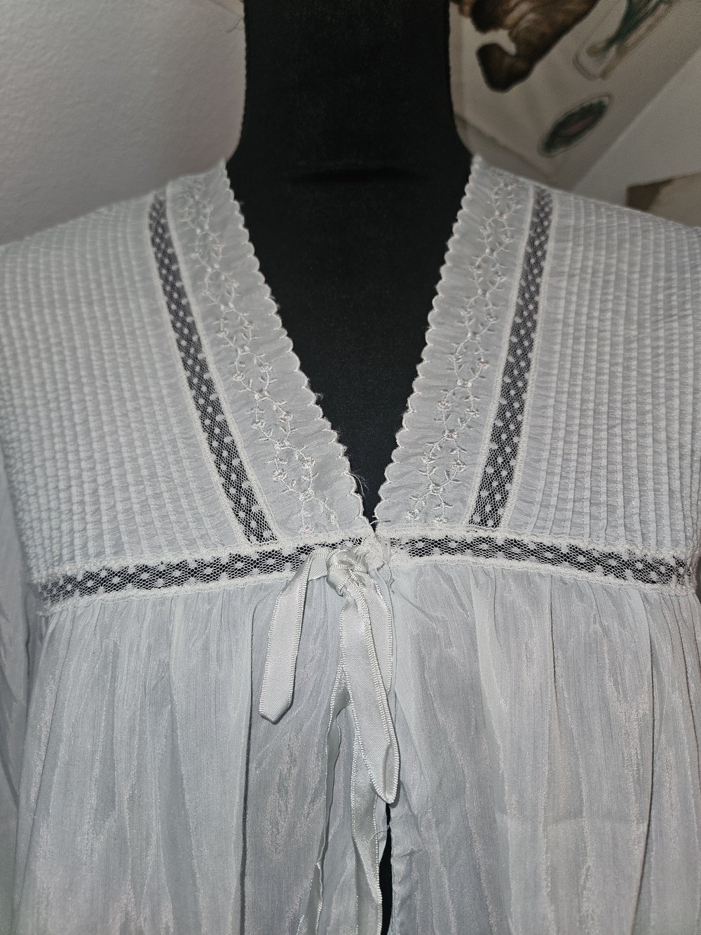 Cotton Vintage Nightgown - Picture 2 of 4